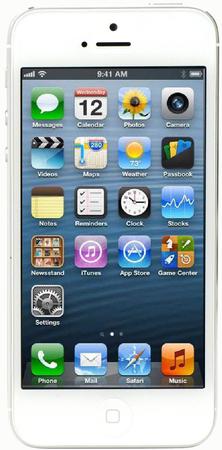 Смартфон Apple iPhone 5 32Gb White & Silver - Оренбург